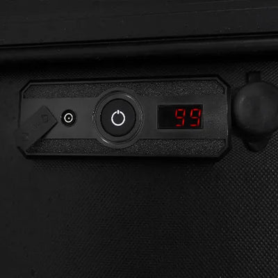 One-Touch-Steuerung, Batterieanzeige und Zigarettenanzünder-kompatibel.