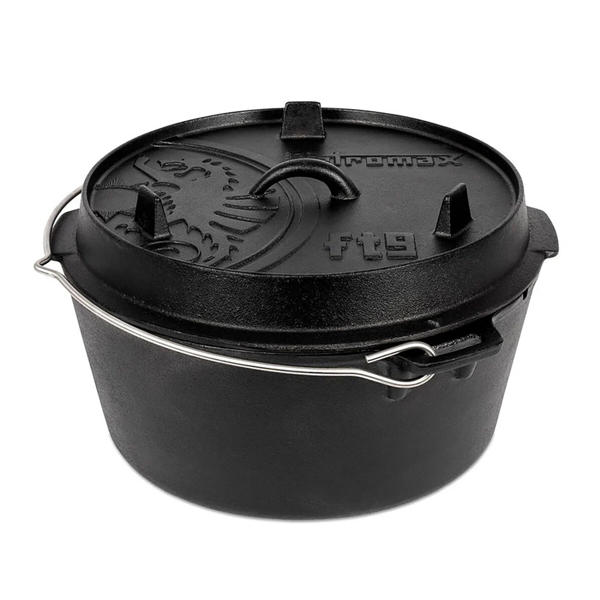 Feuertopf (9qt) planer Boden (ohne Füße)